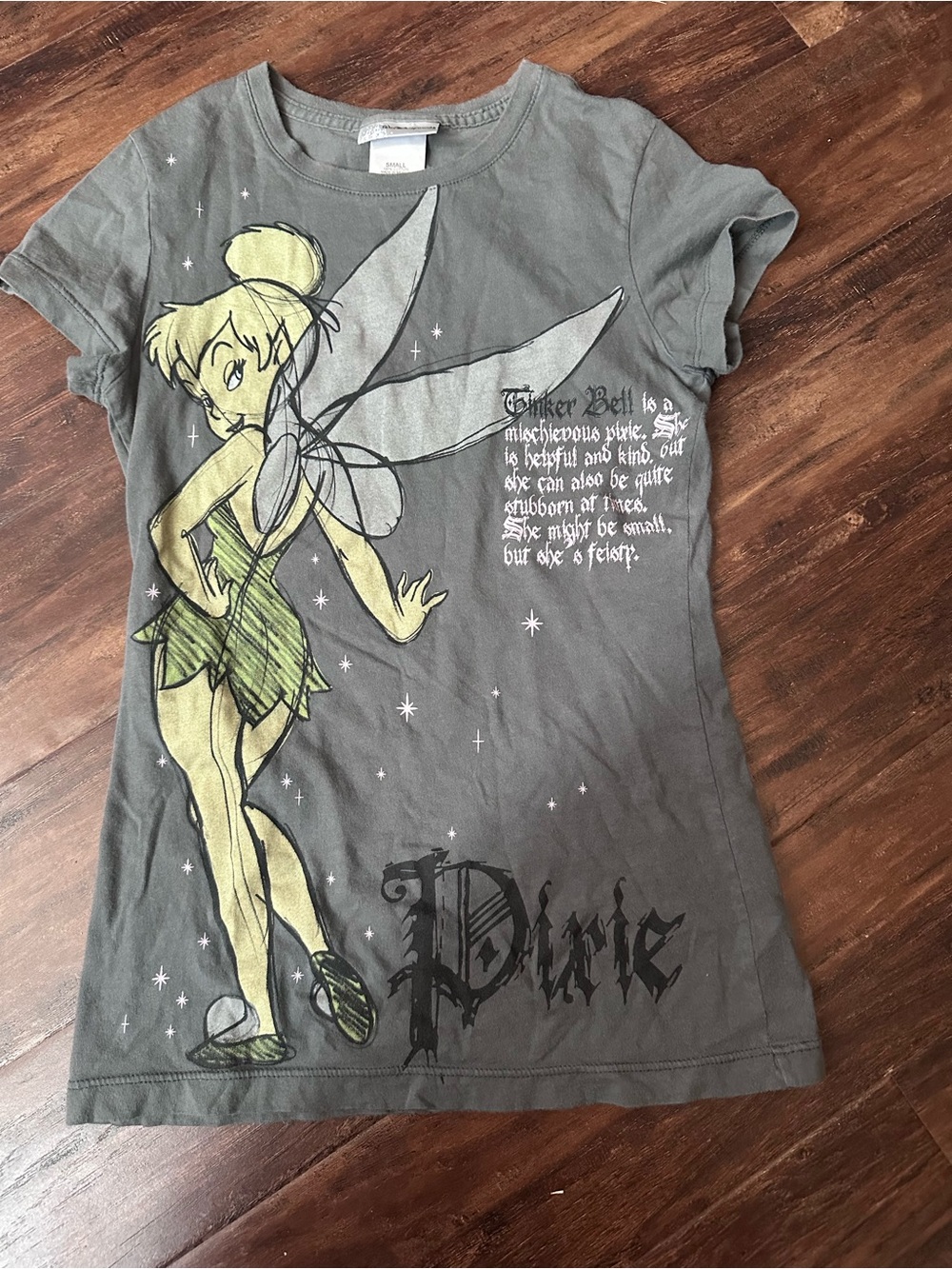 Vintage Y2K Gothic Walt Disney World Tinker Bell Shirt